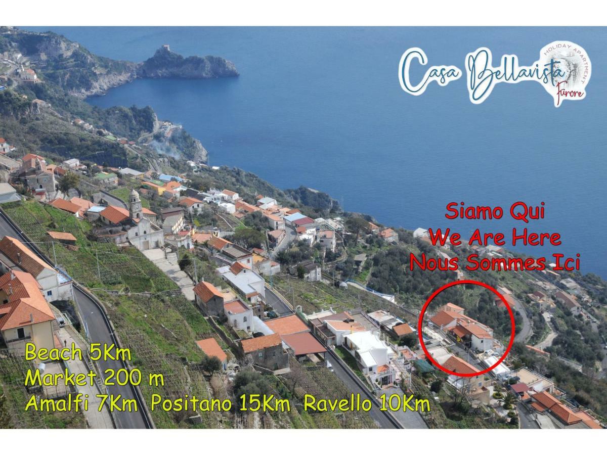 Casa Bellavista Villa Furore Buitenkant foto
